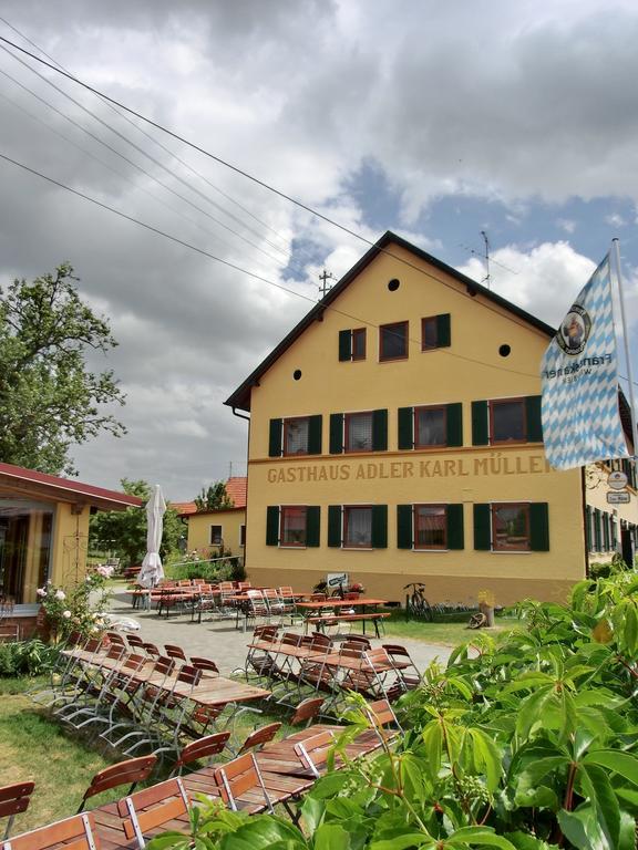 Landhotel Zum Adler Oberbechingen Dış mekan fotoğraf